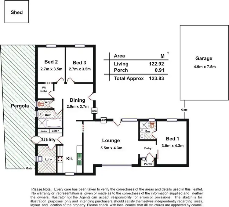 Floorplan of Homely house listing, Address available on request