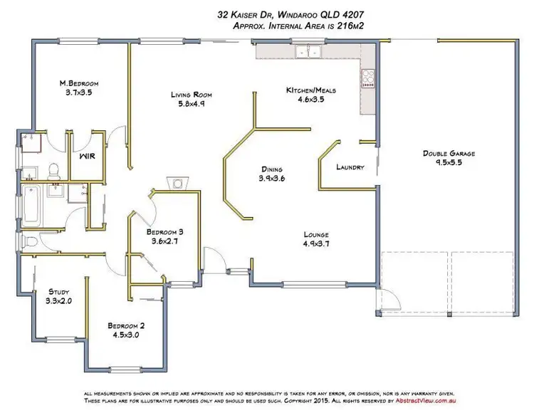 Floorplan of Homely house listing, 32 KAISER DRIVE, Windaroo QLD 4207