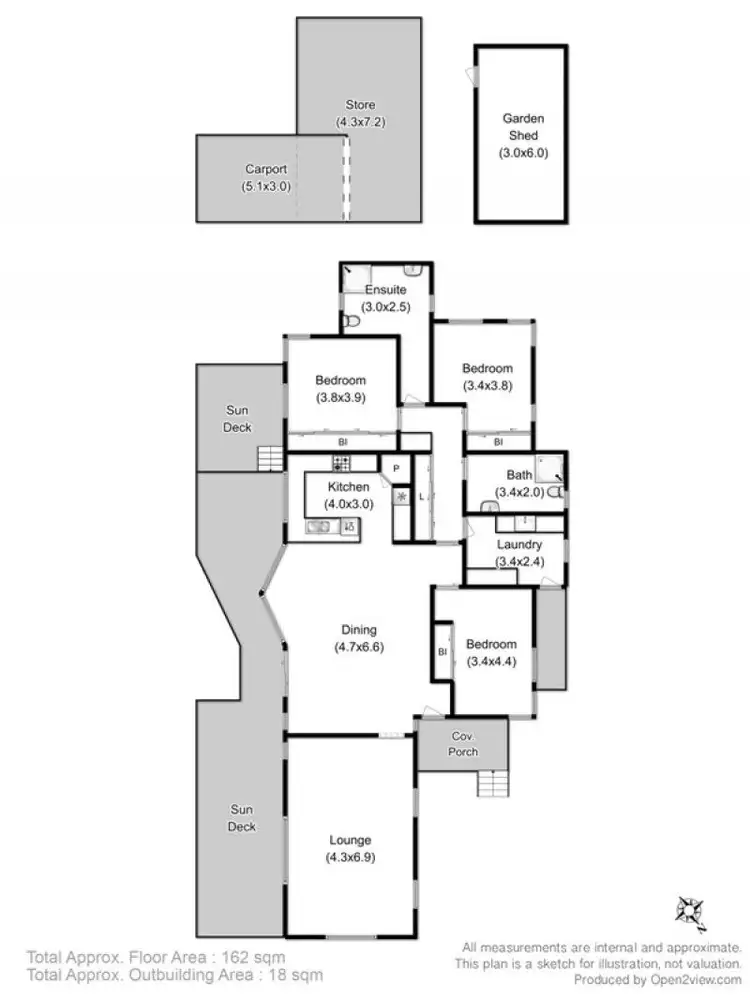Floorplan of Homely house listing, 131 Sorell Street, Port Huon TAS 7116