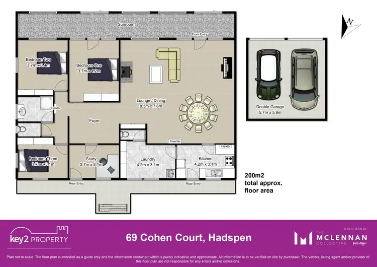 Floorplan of Homely house listing, 69 Cohen Court, Hadspen TAS 7290