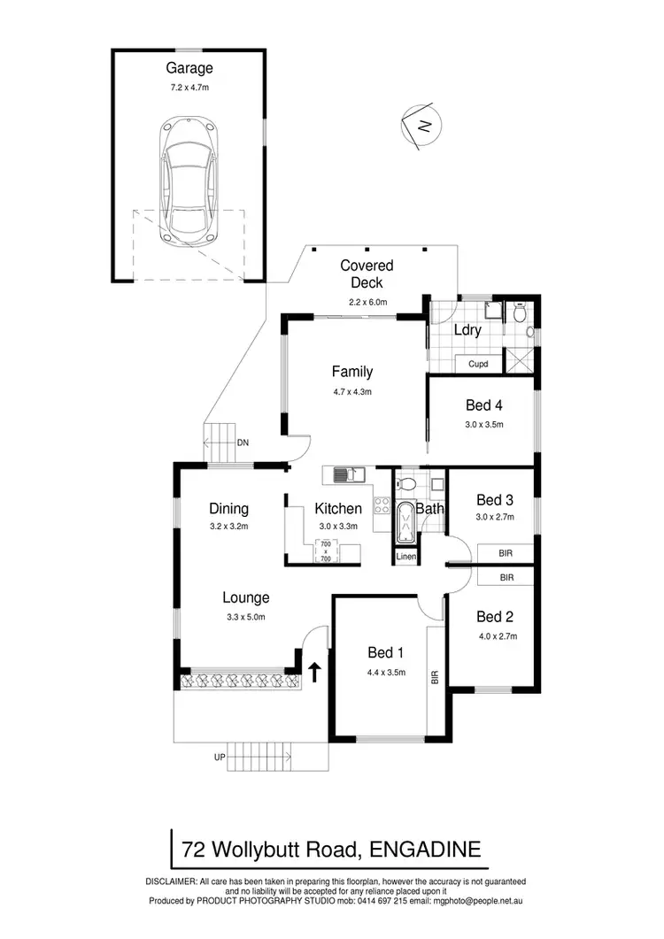 Floorplan of Homely house listing, 72 Wollybutt Road, Engadine NSW 2233