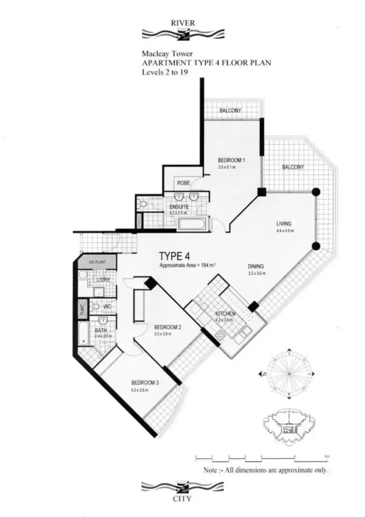Floorplan of Homely apartment listing, 28/8 Goodwin Street, Kangaroo Point QLD 4169
