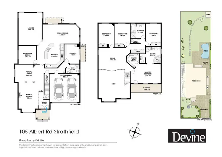 Floorplan of Homely house listing, 105 Albert Road, Strathfield NSW 2135