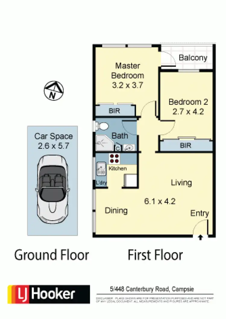 Floorplan of Homely apartment listing, 5/448 Canterbury Road, Campsie NSW 2194