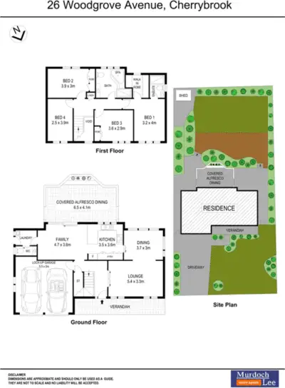Floorplan of Homely house listing, 26 Woodgrove Avenue, Cherrybrook NSW 2126