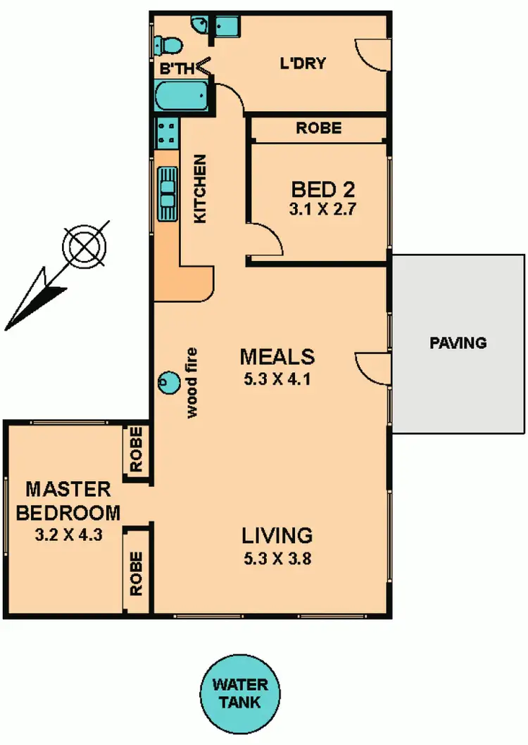 Floorplan of Homely rural property listing, 85 Doctors Creek Road, Clonbinane VIC 3658