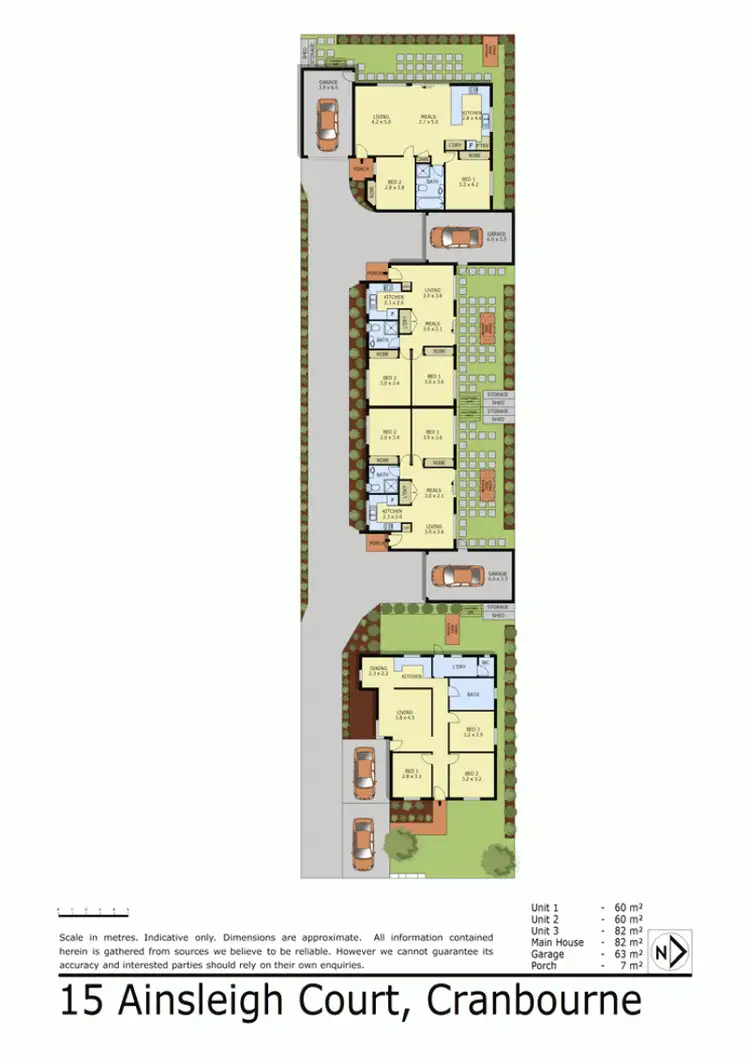 Floorplan of Homely house listing, 15 AINSLEIGH COURT, Cranbourne VIC 3977