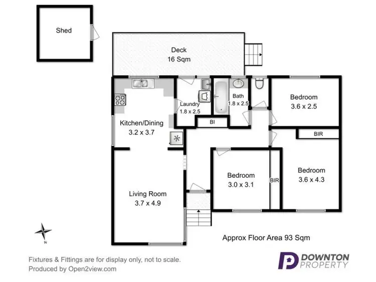 Floorplan of Homely land listing, 287 George Street, Dulcot TAS 7025
