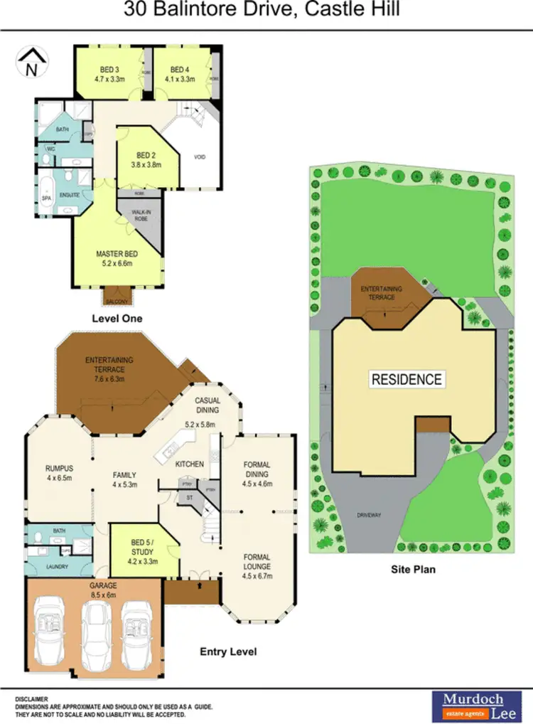 Floorplan of Homely house listing, 30 Balintore Drive, Castle Hill NSW 2154
