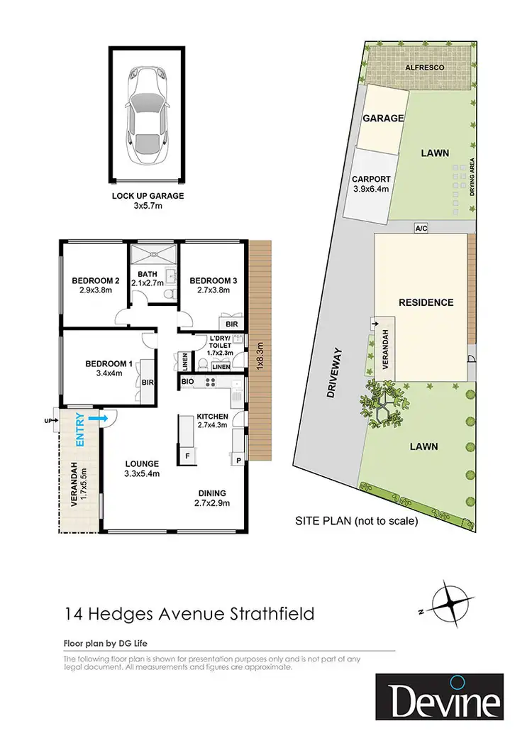 Floorplan of Homely house listing, 14 Hedges Avenue, Strathfield NSW 2135
