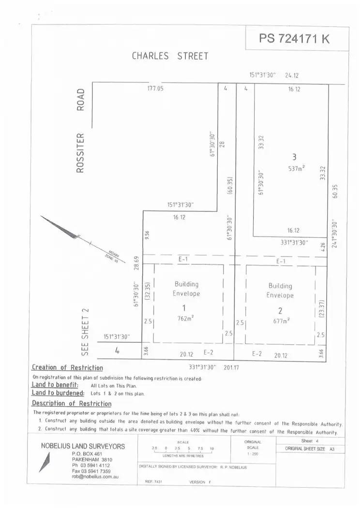 Floorplan of Homely land listing, LOT 2, 14b Charles Street, Koo Wee Rup VIC 3981
