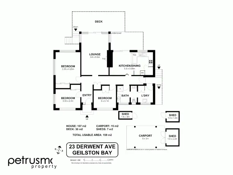 Floorplan of Homely house listing, 23 Derwent Avenue, Geilston Bay TAS 7015