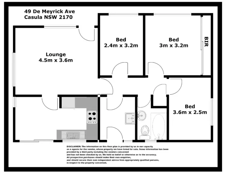 Floorplan of Homely house listing, 49 De Meyrick Avenue, Casula NSW 2170