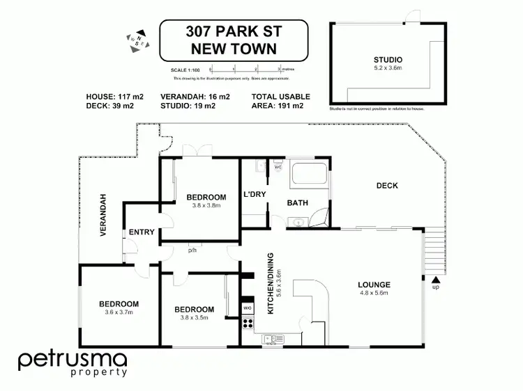 Floorplan of Homely house listing, 307 Park Street, New Town TAS 7008