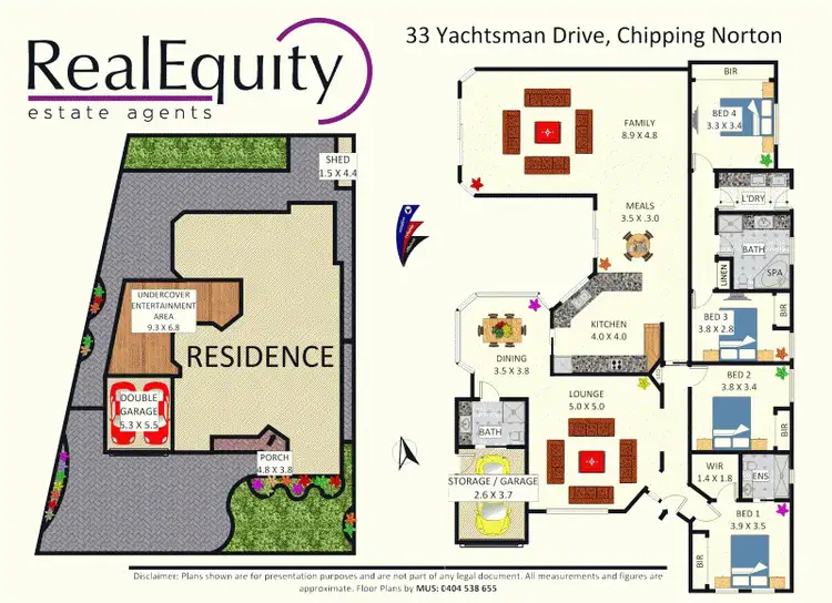 Floorplan of Homely house listing, 33 Yachtsman Drive, Chipping Norton NSW 2170