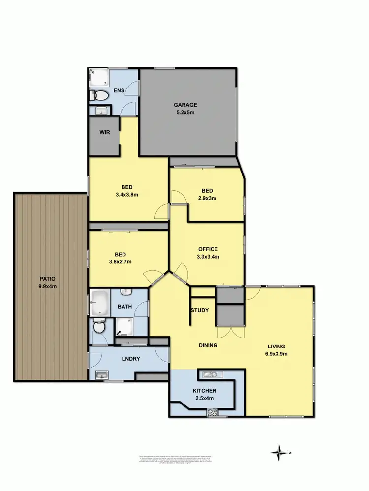Floorplan of Homely house listing, 1 Murray Square, Apollo Bay VIC 3233