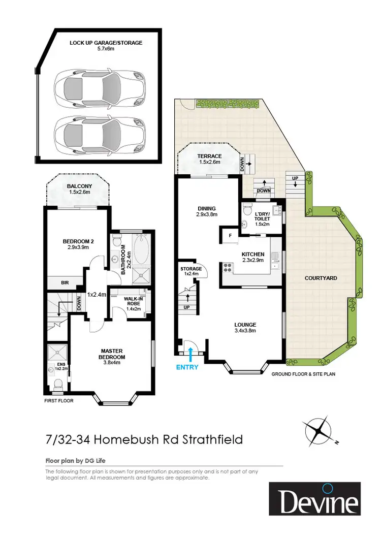 Floorplan of Homely townhouse listing, 7/30-34 Homebush Road, Strathfield NSW 2135