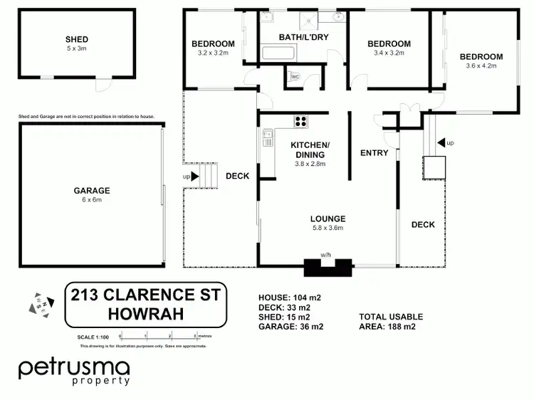 Floorplan of Homely house listing, 213 Clarence Street, Howrah TAS 7018