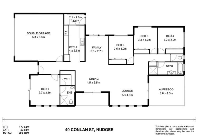 Floorplan of Homely house listing, 40 Conlan Street, Nudgee QLD 4014