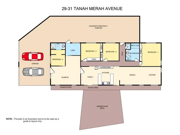 Floorplan of Homely house listing, 29 Tanah Merah Ave, Tanah Merah QLD 4128