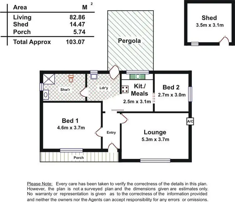 Floorplan of Homely house listing, Address available on request