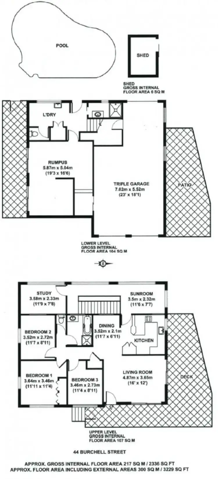 Floorplan of Homely house listing, 44 Burchell Street, Carina QLD 4152