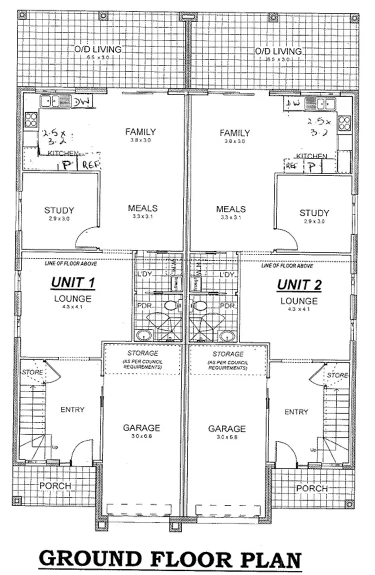 Floorplan of Homely house listing, 1 & 2//112 Garnet Road, Gymea NSW 2227