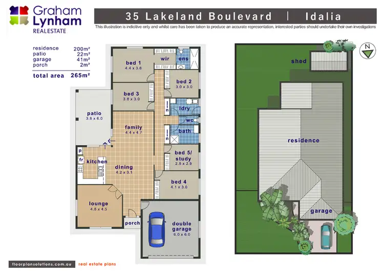 Floorplan of Homely house listing, 35 Lakeland Boulevard, Idalia QLD 4811