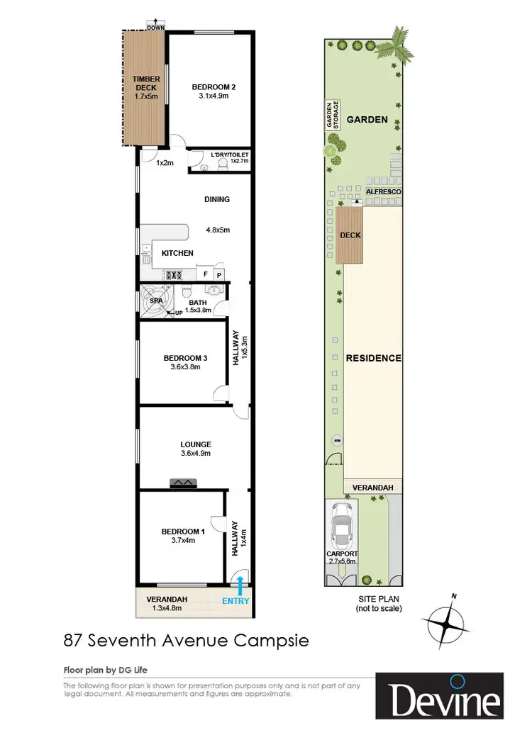 Floorplan of Homely house listing, 87 Seventh Avenue, Campsie NSW 2194