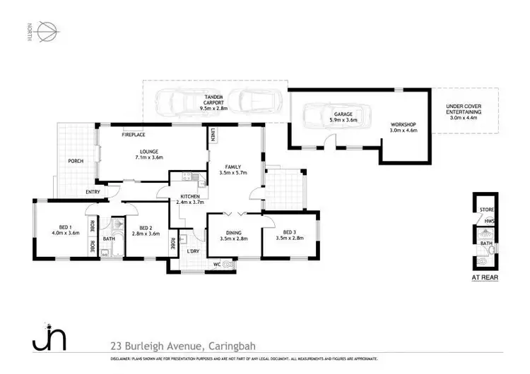 Floorplan of Homely house listing, 23 Burleigh Avenue, Caringbah NSW 2229