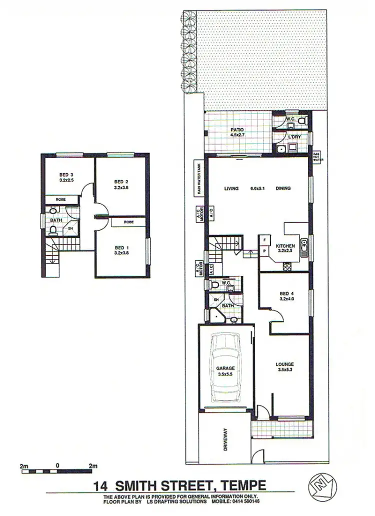 Floorplan of Homely house listing, 14 Smith Street, Tempe NSW 2044