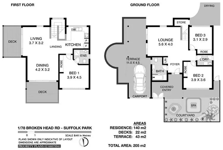 Floorplan of Homely house listing, 1/78 Broken Head Road, Suffolk Park NSW 2481