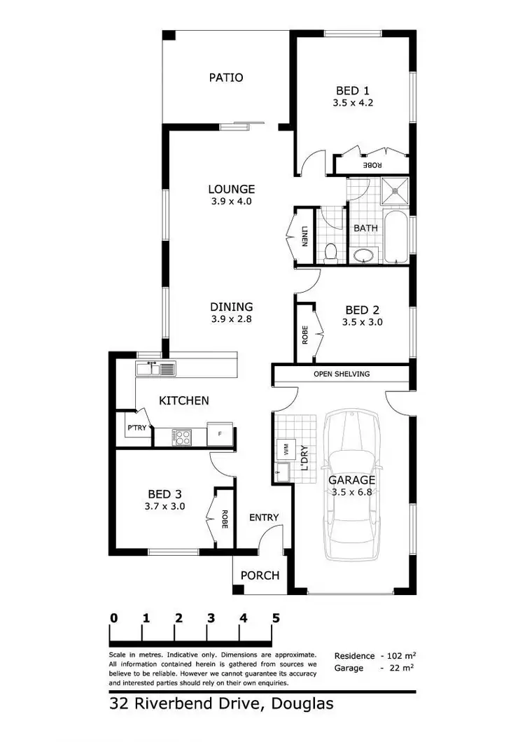 Floorplan of Homely house listing, 32 Riverbend Drive, Douglas QLD 4814