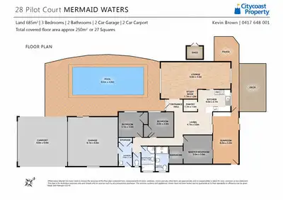 Floorplan of Homely house listing, 28 Pilot Court, Mermaid Waters QLD 4218