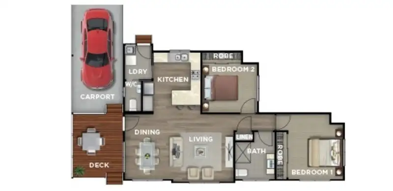 Floorplan of Homely house listing, 221/140 Hollinsworth Road, Marsden Park NSW 2765