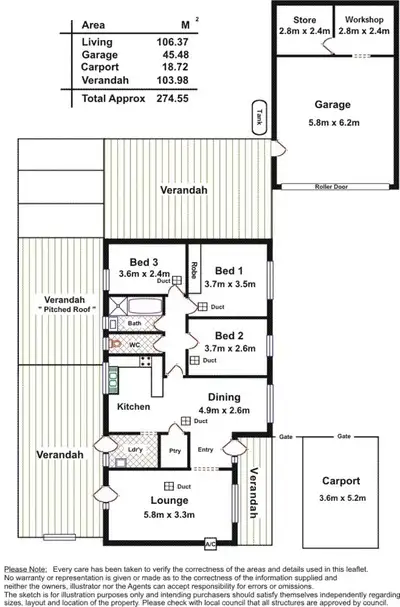 Floorplan of Homely house listing, Address available on request