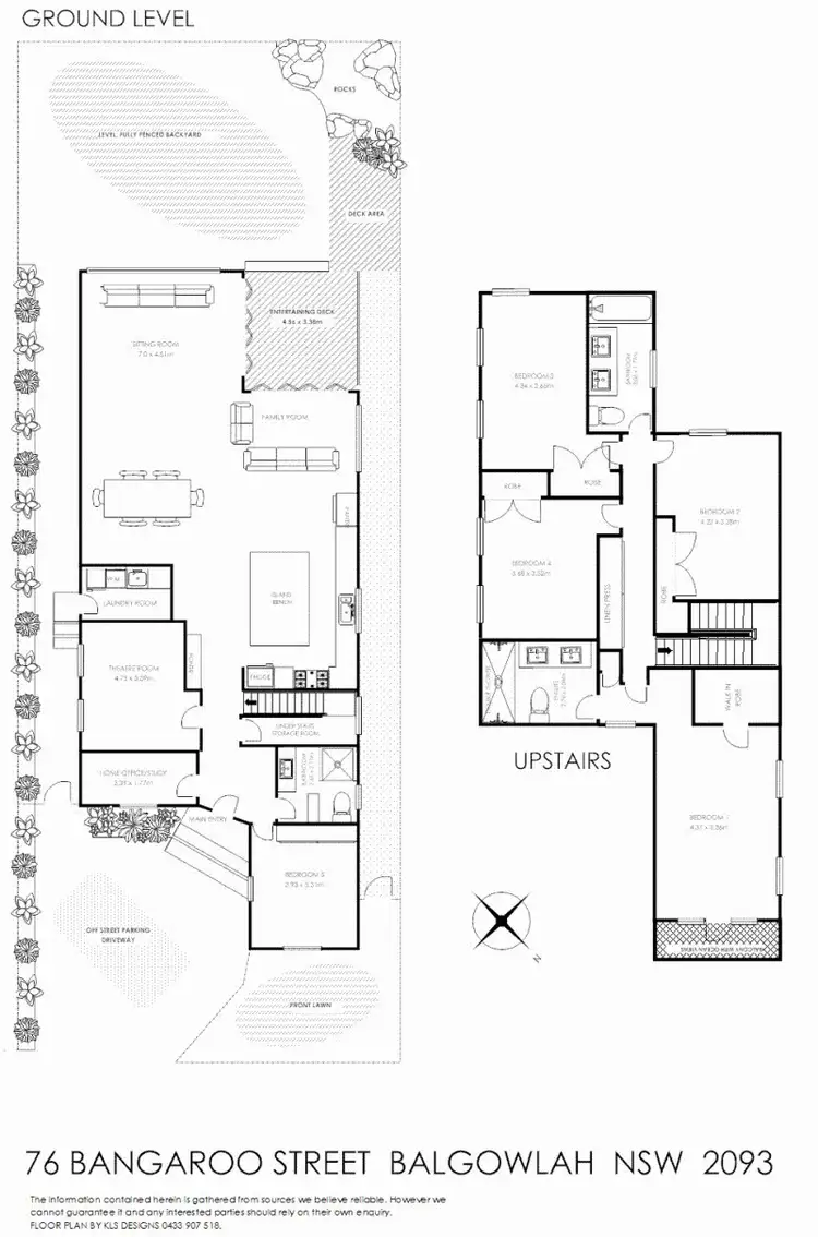 Floorplan of Homely house listing, 76 Bangaroo Street, North Balgowlah NSW 2093
