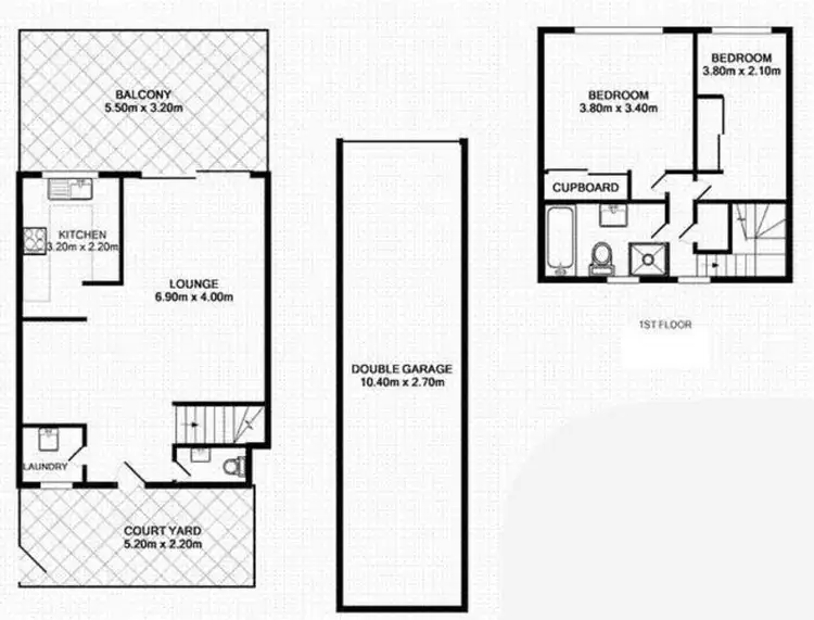 Floorplan of Homely townhouse listing, 4/39 Clarke Street, Narrabeen NSW 2101