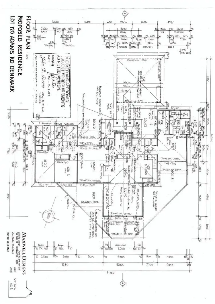 Floorplan of Homely house listing, 15 Adams Road, Denmark WA 6333