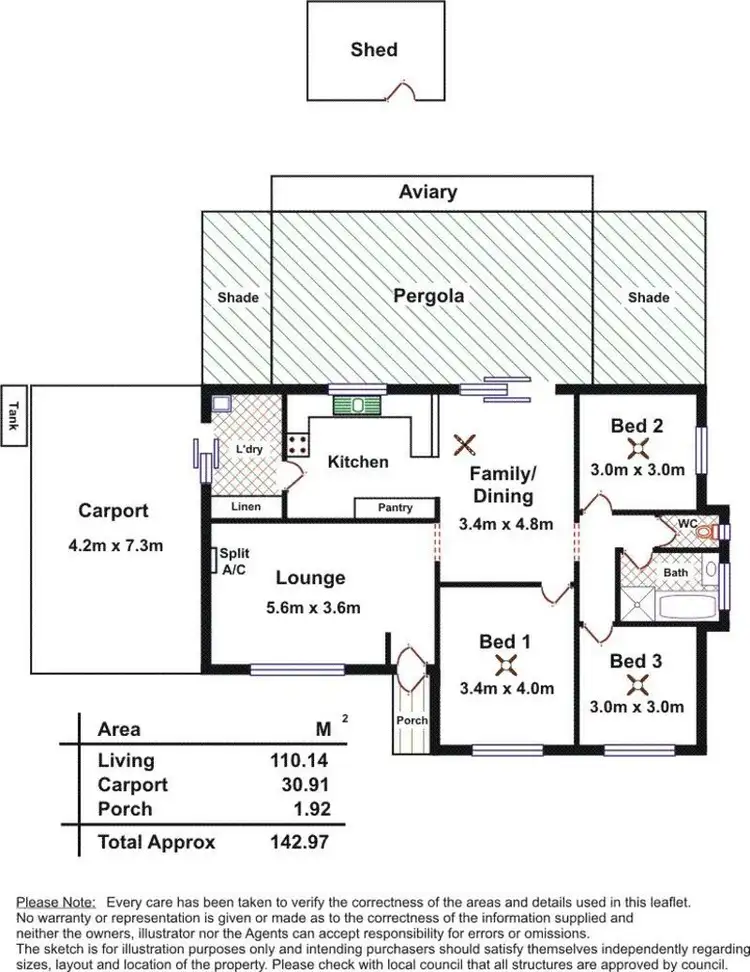 Floorplan of Homely house listing, Address available on request