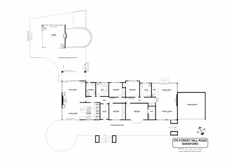 Floorplan of Homely house listing, 370 Forest Hill Road, Sandford TAS 7020