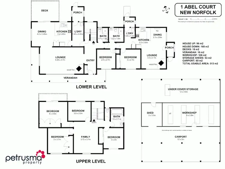 Floorplan of Homely house listing, 1 Abel Court, New Norfolk TAS 7140