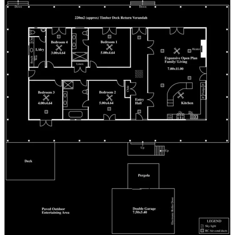 Floorplan of Homely house listing, 44 Penneys Hill Road, Hackham SA 5163