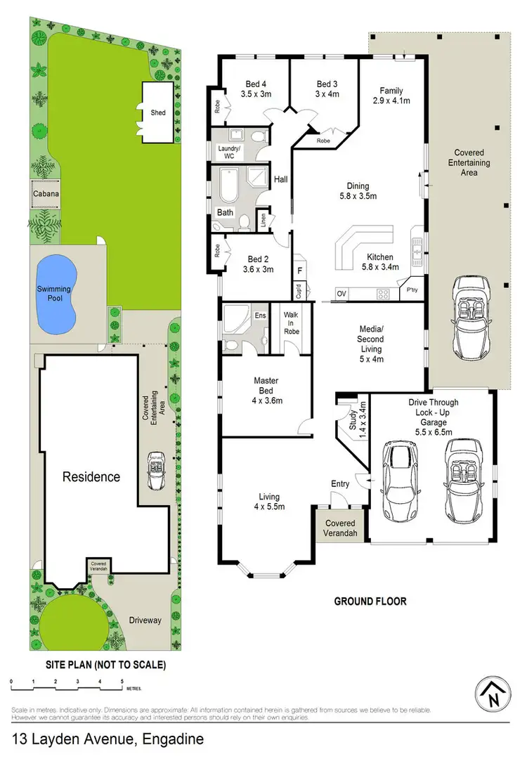 Floorplan of Homely house listing, 13 Layden Avenue, Engadine NSW 2233