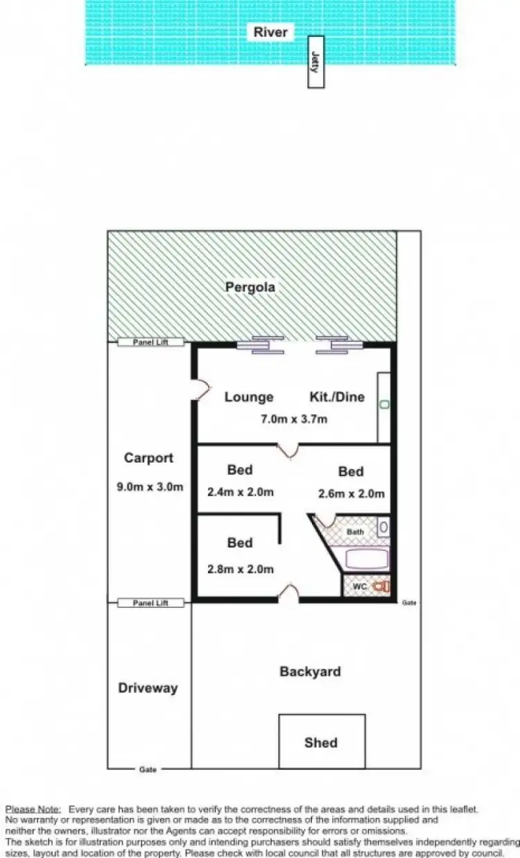 Floorplan of Homely house listing, Address available on request