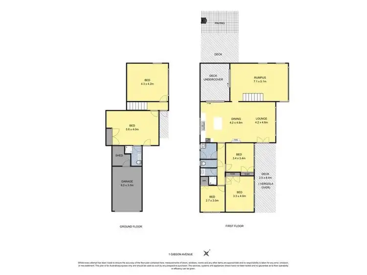 Floorplan of Homely house listing, 1 Gibson Avenue, Kennett River VIC 3234
