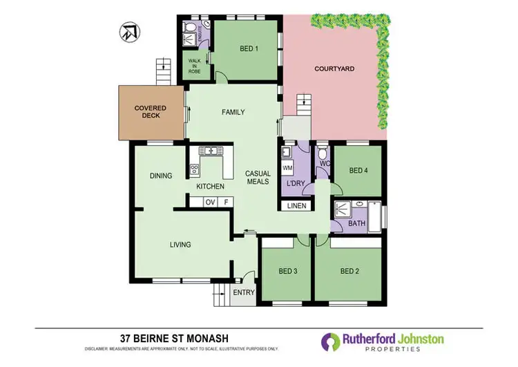 Floorplan of Homely house listing, 37 Beirne Street, Monash ACT 2904