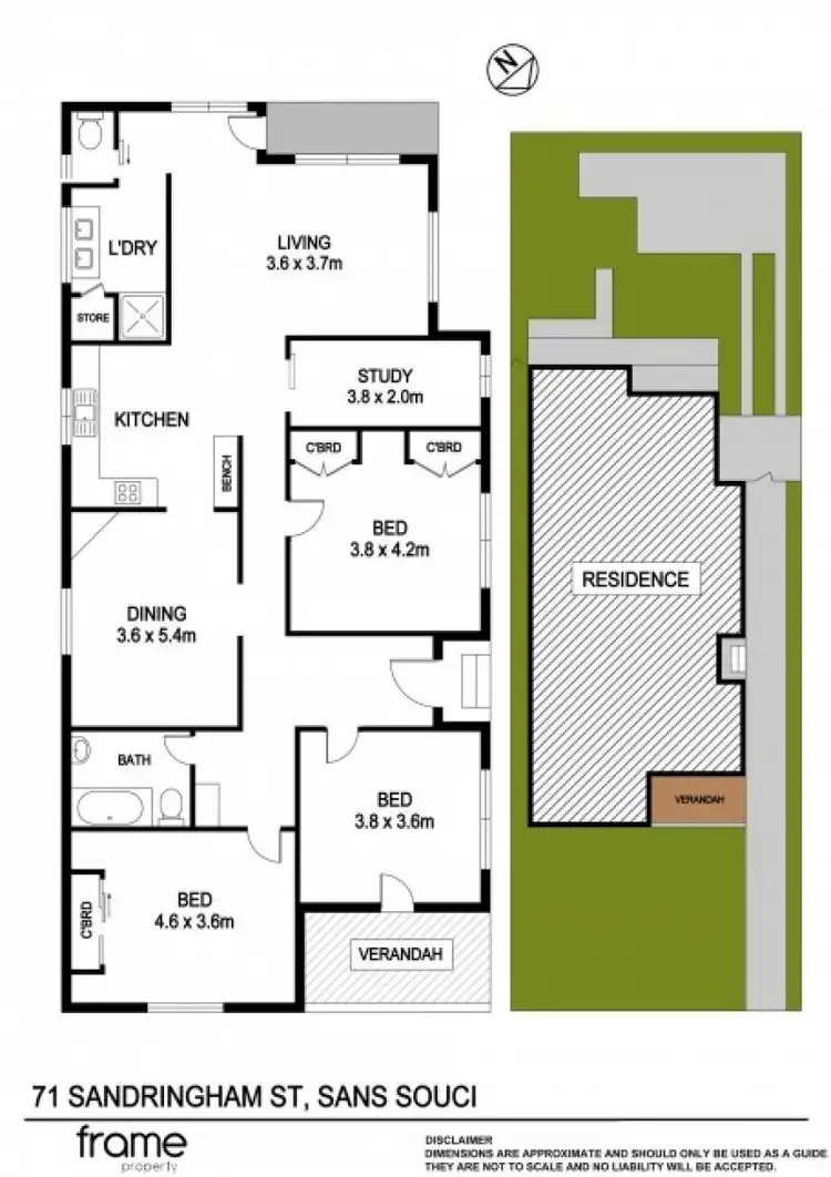 Floorplan of Homely house listing, 71 Sandringham street, Sans Souci NSW 2219