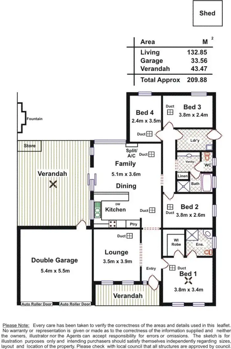 Floorplan of Homely house listing, Address available on request