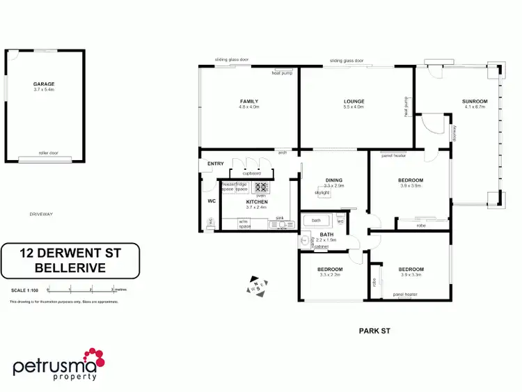 Floorplan of Homely house listing, 12 Derwent Street, Bellerive TAS 7018